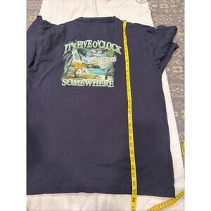 Its 5 Oclock Somewhere Tshirt Mens XXL Drinking Paradise Newport Blue